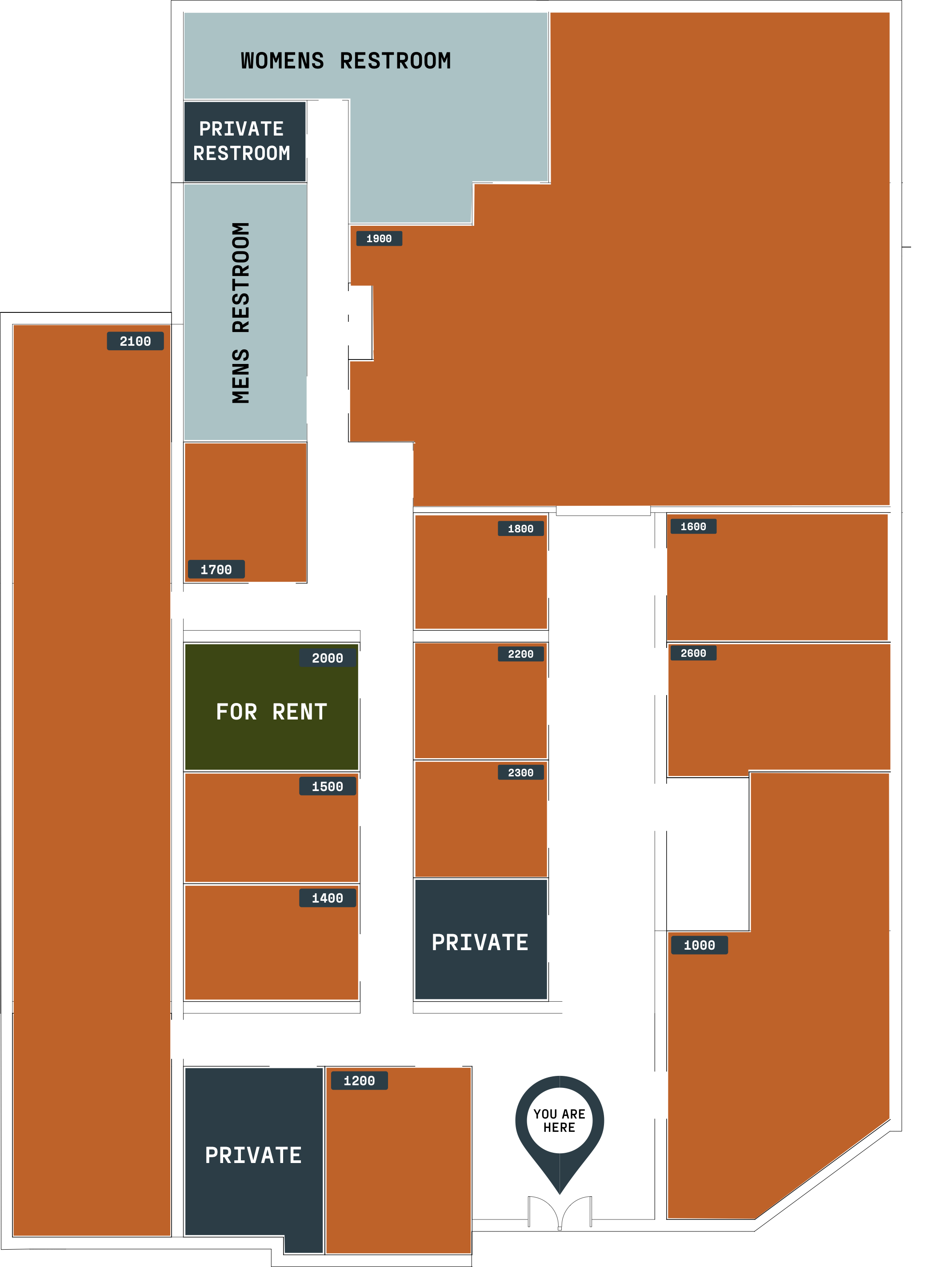 139 Center floor plan